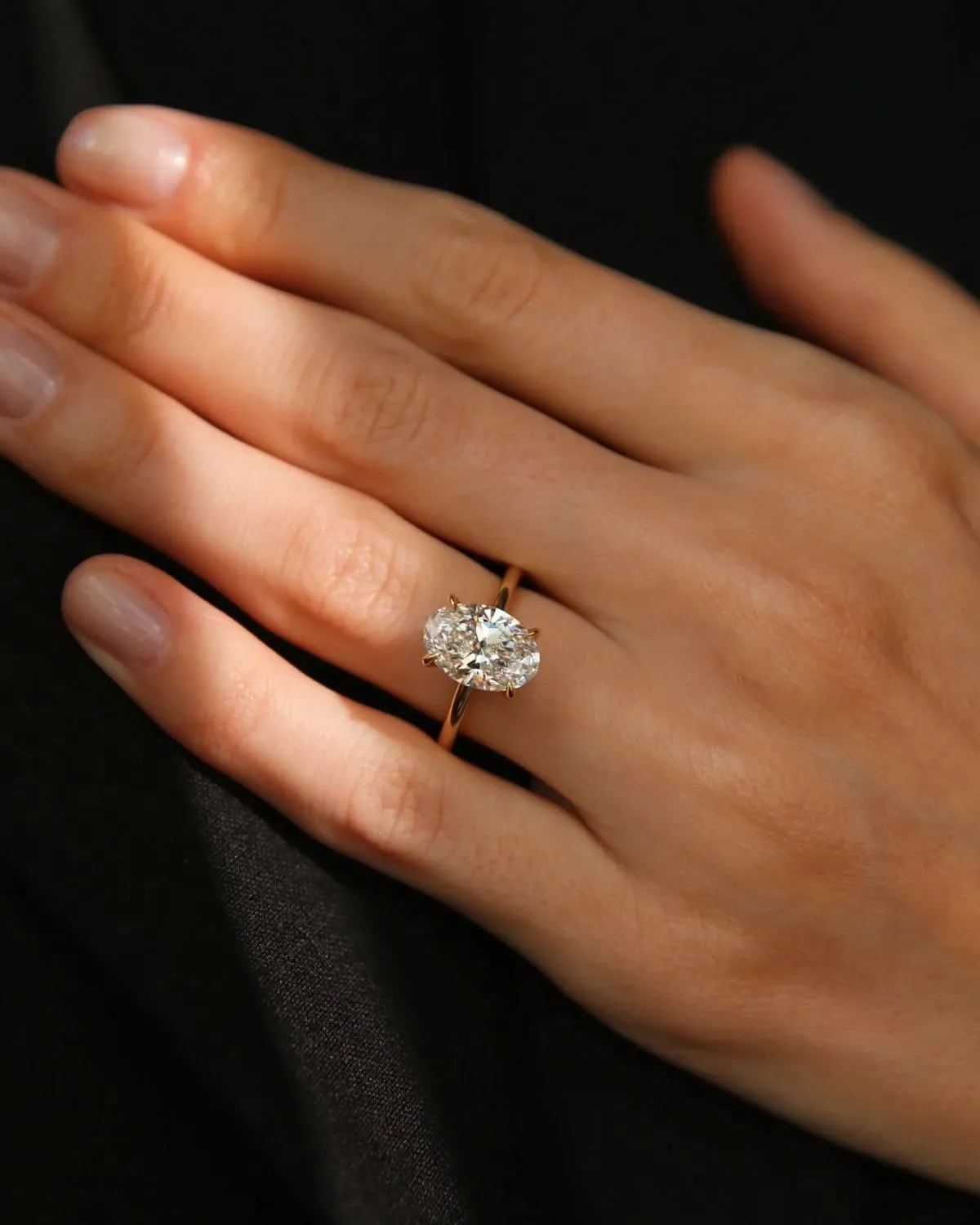 Oval Stone Ring