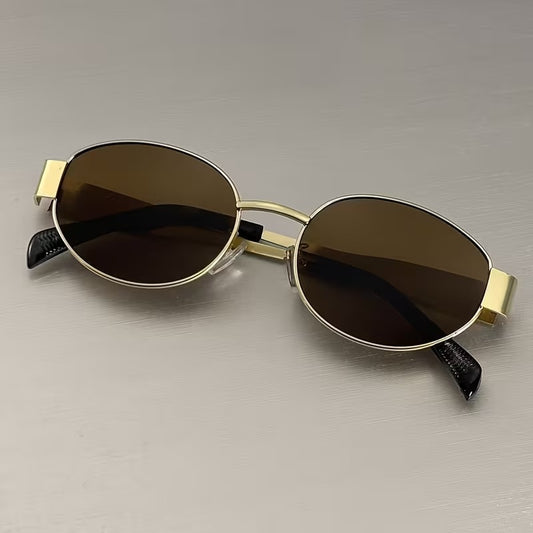 Oval Frame Fashion Glasses