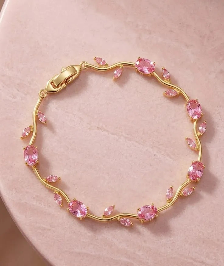 Pink Tulip Bracelet