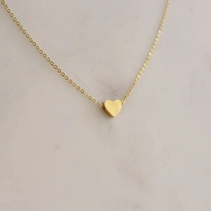 Flat Heart Necklace