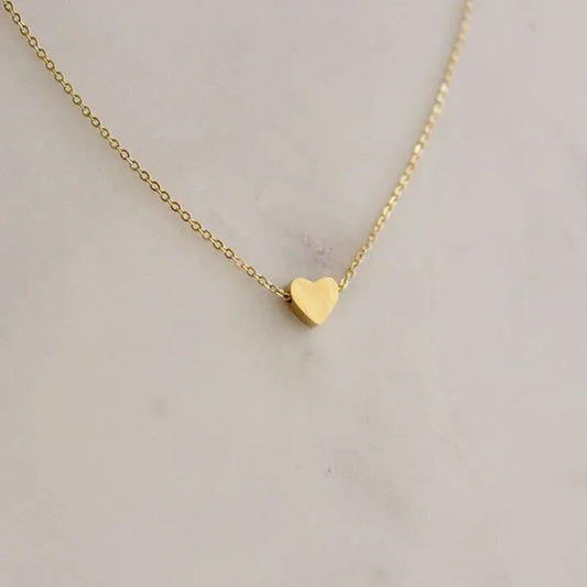 Flat Heart Necklace