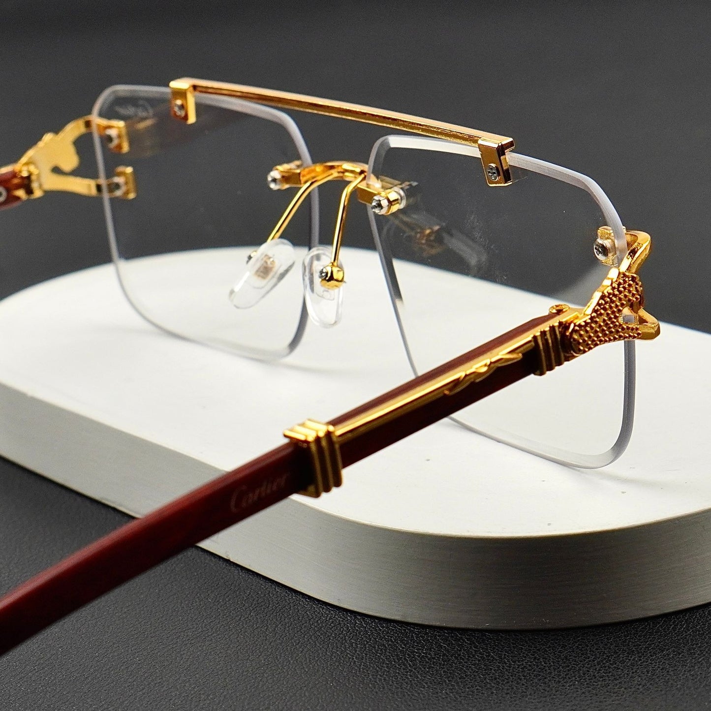 Luxury UV Leopard Pattern Glasses