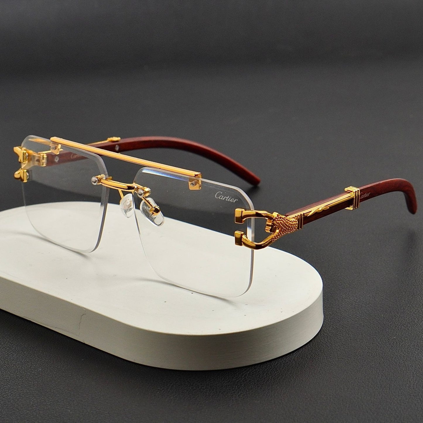 Luxury UV Leopard Pattern Glasses