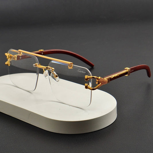 Luxury UV Leopard Pattern Glasses