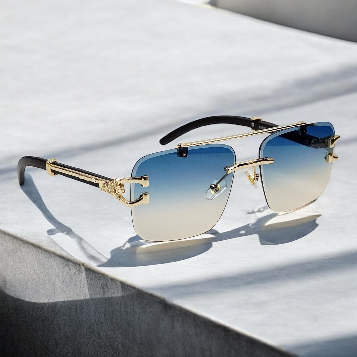 Luxury UV Leopard Pattern Glasses