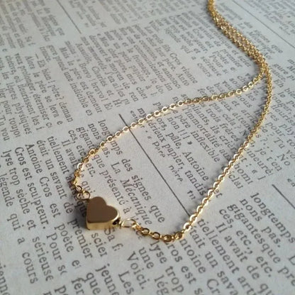 Flat Heart Necklace